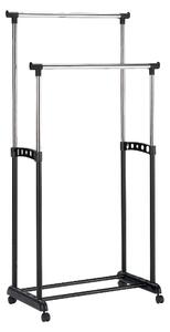Appendiabiti Nova II in plastica e metallo – regolabile 94-168 cm