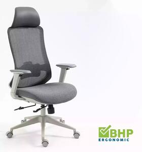 Sedia da ufficio Ergon ergonomica in grigio – 64x49-54x112 cm