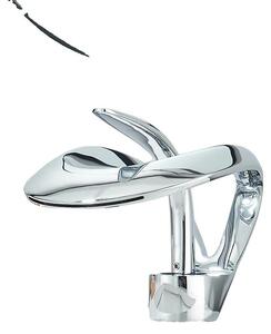 Rubinetto per lavabo, montaggio a soffitto, con comando monocomando, cromato
