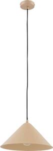 Lampada a sospensione Lindby Clarine, beige, Ø 32 cm, metallo