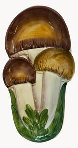 Piatto da portata dipinto a mano Mushroom