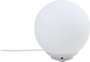 Lindby Smart LED lampada da tavolo Cosmia, bianco, vetro, Tuya