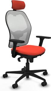 Sedia da ufficio con poggiatesta Piqueras y Crespo 3D036N2 Arancione scuro