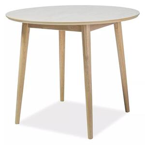 Tavolo Nelson rotondo in rovere miele – 90x75 cm