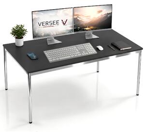 Scrivania / tavolo da conferenza VERSEE VST1 150x70 cm nero - regolabile in altezza, stabile