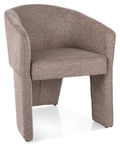 Poltrona Nelly in tessuto Brego beige – 60x59x75 cm