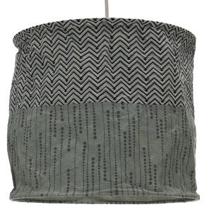 Lampada a sospensione rotonda in carta, paralume in carta Lokta Annapurna, Carta fatta a mano - Modello 18, Multicolore, carta Lokta, 25*28*28 cm, Paralumi asiatici in carta e tessuto