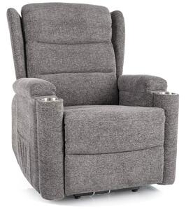 Poltrona reclinabile Minos Raven – grigio scuro