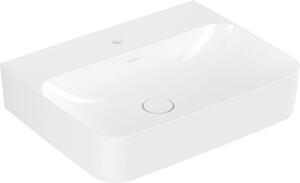Villeroy & Boch Finion lavabo, sans trop-plein, 1 trou pour robinet, 600x470mm, 416861R1, 416861R1