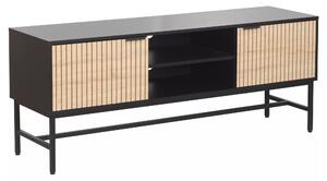 Mobile TV Mago RTV1 in rovere e nero – 150x40x60 cm