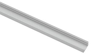 Profilo a U per striscia LED argento 2m