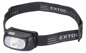 Extol - Lampada frontale a LED LED/5W/1000 mAh/3,7V IPX5 nera