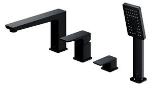 Miscelatore per vasca a 4 fori PARMA nero opaco /BLM/ (PM7432BL)