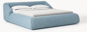 Letto imbottito in bouclé Sofia