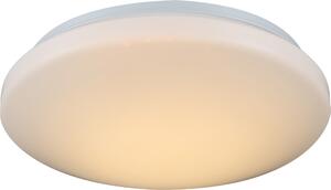 Globo Ufo I, plafoniera in plastica bianca, 1xLED; 41642