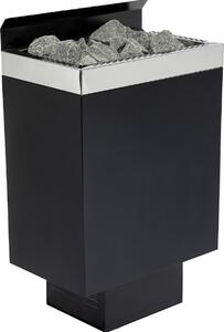 Infraworld Sparta Wall stufa per sauna finlandese 8 kW nera incl. pietre per sauna