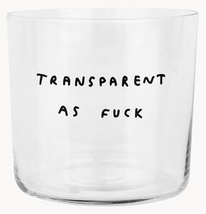 Bicchiere trasparente As Fuck