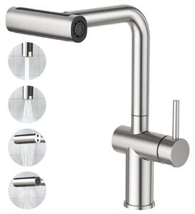 Rubinetto da cucina con 4 tipi di getto d'acqua - Miscelatore