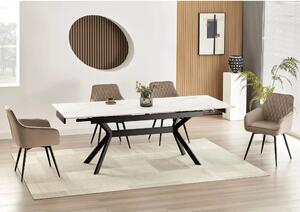 Tavolo Imperia 160 in ceramica bianco opaco – 160/220x90x75 cm