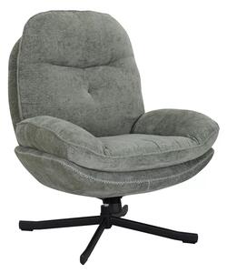 Poltrona Harper in tessuto oliva – 77x54x101 cm