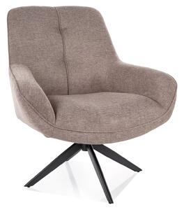 Poltrona Hana Brego in tessuto beige – 91x82x88 cm