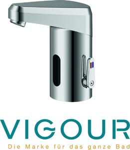 VIGOUR Clivia Plus Rubinetto per lavabo Elettronica IR DB 10 230V Rete con miscelatore cromato
