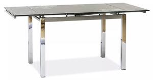 Tavolo GD-017 in vetro temperato grigio – 110/170x74x75 cm