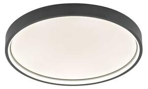 Plafoniera LED, grigio scuro, dimmer a 3 livelli, P 45 cm