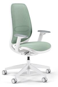 Sedia da ufficio Sedus se:air, Ai-821/010, tessuto verde/bianco