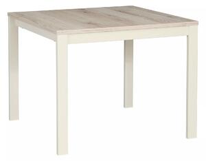 Tavolino Frost L2 in off white + rovere alpino – 60x60x48 cm