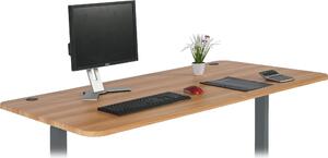 Piano di lavoro HWC-D40 per scrivanie, piano di lavoro, 160x80cm MVG ~ color rovere