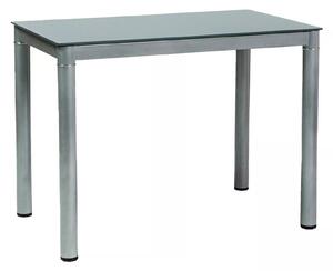 Tavolo Galant in vetro temperato grigio – 100x60x75 cm