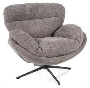 Poltrona Florence Raven – grigio / nero opaco