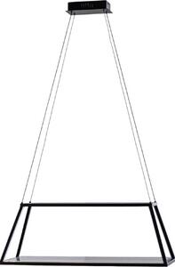 Lucande LED a sospensione Mensola, nero, alluminio, 75 cm