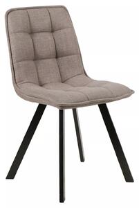 Sedia Ellis Bjorn beige / nero opaco – 46x42x88 cm
