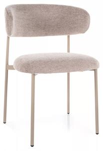 Sedia Elton Brego beige / cashmere – 56x46x80 cm