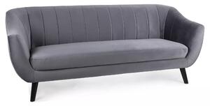 Divano 3 posti Elite 3 Velvet grigio – 200x85x83 cm