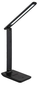 Lampada da tavolo a LED, touch dimmer, CCT, mobile, Similcuoio, H 50 cm