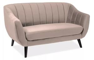Divano 2 posti Elite 2 Velvet beige – 153x85x83 cm
