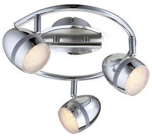 Lampada da soffitto a LED, argento, faretti orientabili, D 35 cm