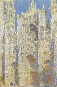 Riproduzione Rouen Cathedral West Facade Sunlight 1894, Claude Monet