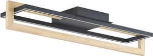 Lindby Plafoniera LED Holamu, 80 cm, legno