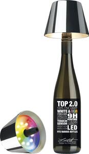 Lampada SOMPEX Top 2.0, altezza: 110 mm, ø: 125 mm, cromata