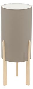 Lampada da tavolo Campodino 40cm acero, tortora Eglo 97893