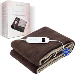 Coperta elettrica Comfortmax WE120, extra grande, 180 x 130 cm, 9 livelli di riscaldamento, coperta termica, controllo digitale, riscaldamento rapido e removibile