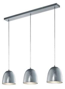 Lampadario ONTARIO argento 3xE14x40W in metallo, dimensioni: 150x80x18 cm, IP20, Trio