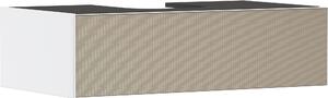 Hansgrohe Xevolos E meuble sous lavabo, 1 tiroir, 1 découpe au centre, 980x550x275mm, pour console avec vasque à poser, 54313390, 54313390