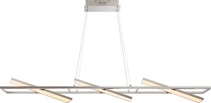 Lampada a sospensione Globo, modello Hl, finitura nichel opaco, 3 luci LED, codice prodotto 41622H3