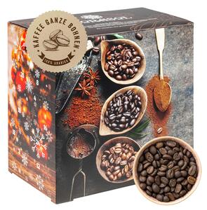 Calendario dell'Avvento Corasol Premium Flavoured Coffee con 24 creazioni di caffè aromatizzato, chicchi interi per intenditori (240 g)