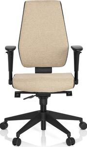 Sedia da ufficio, girevole, PRO-TEC 500 Grigio scuro / beige